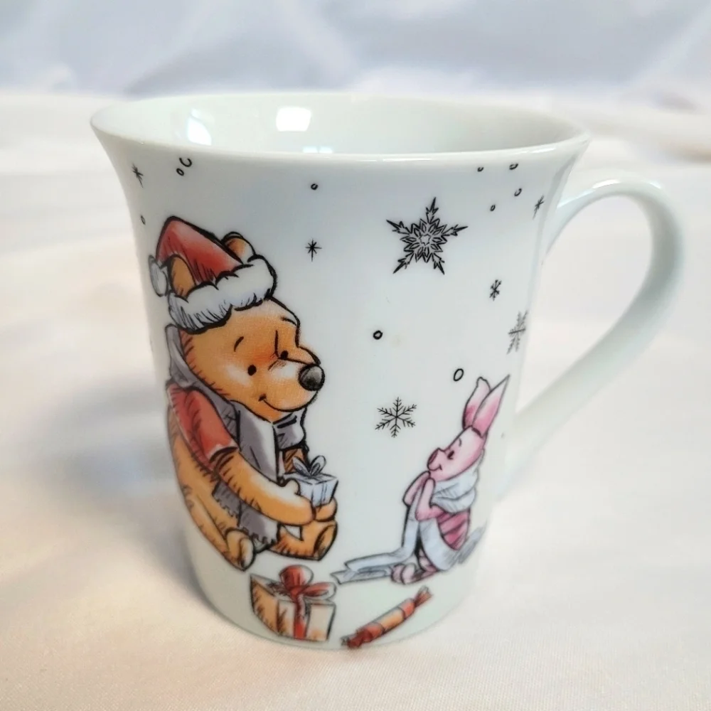 Christmas Disney Winnie The Pooh & Piglet Ceramic Coffee/ Tea Mug